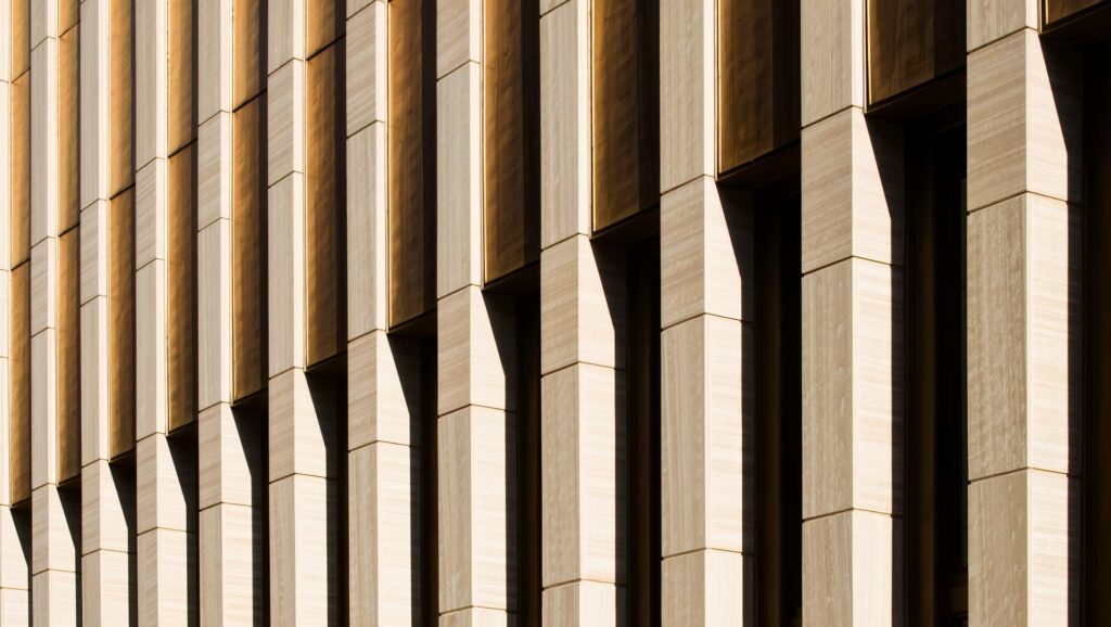 Conceptual image of a modern building facade