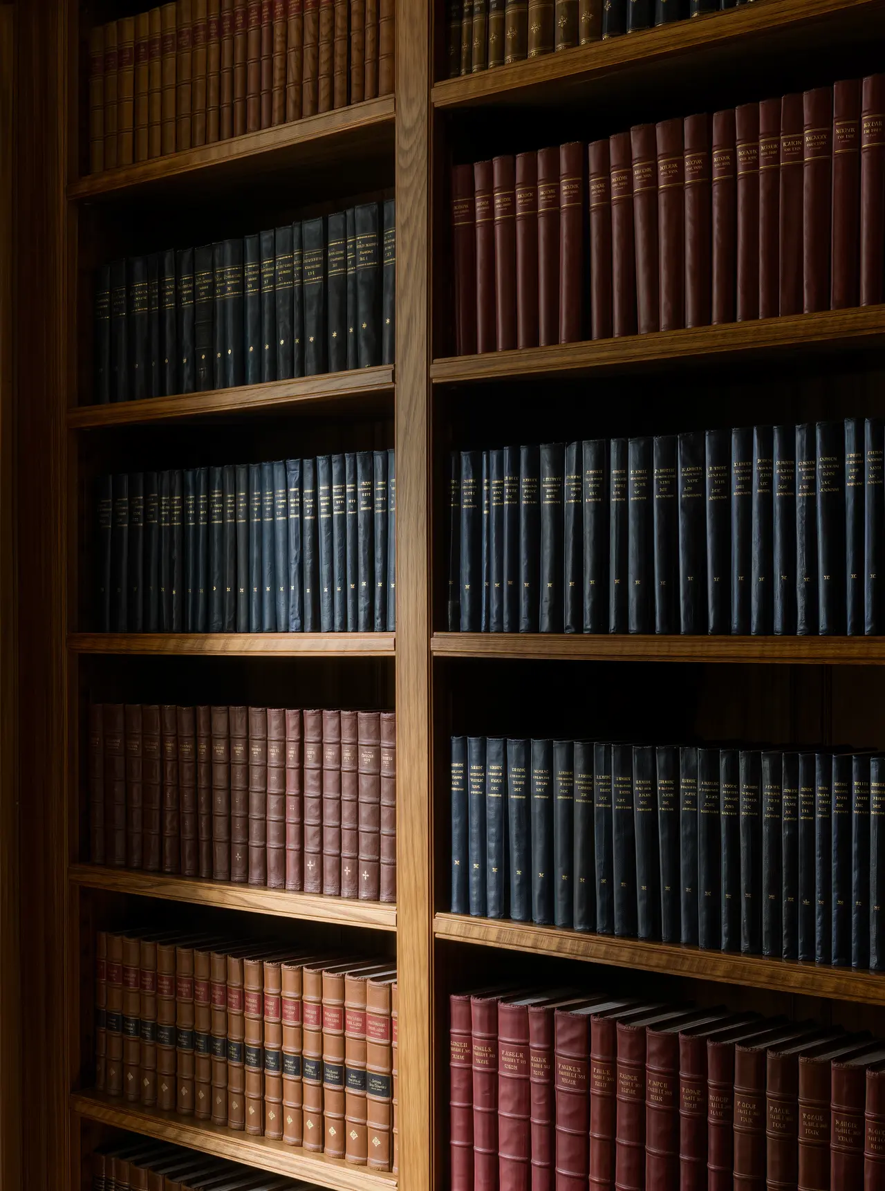 Conceptual image of a reference library in a financial institution